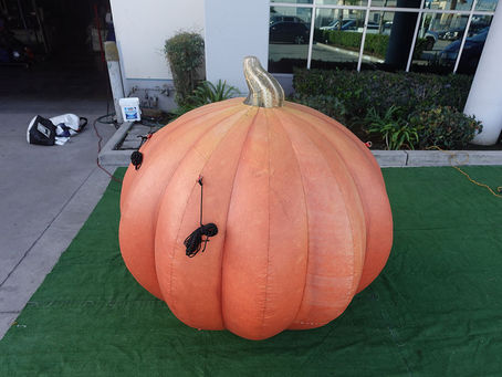 Inflatable Pumpkins No Faces