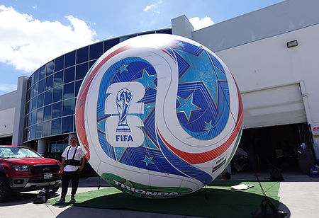 Replica de Balon Inflable Gigante Trionda Pro del Mundial 2026 4.5m