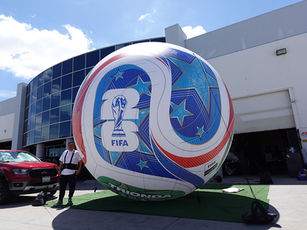 15ft Giant Sealed Inflatable 2026 FIFA World Cup Trionda Pro Soccer Ball Replica
