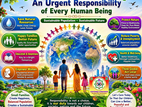 Population Control: An Urgent Responsibility of Every Human Being