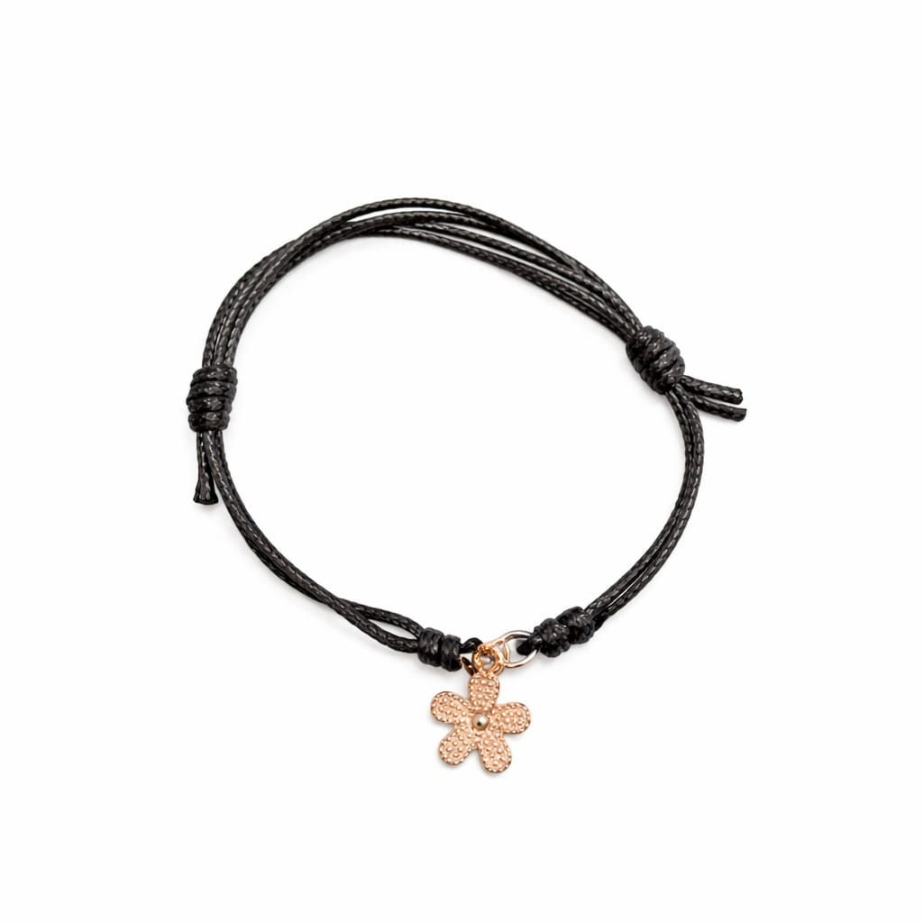 Black Rope Bracelet (Various Designs)