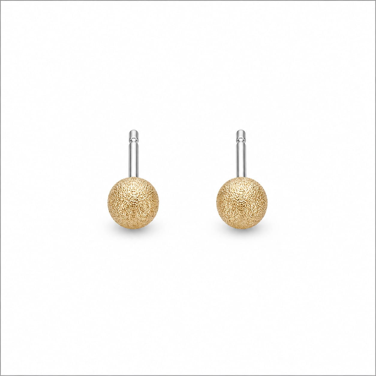 Gold Frosted Earrings 