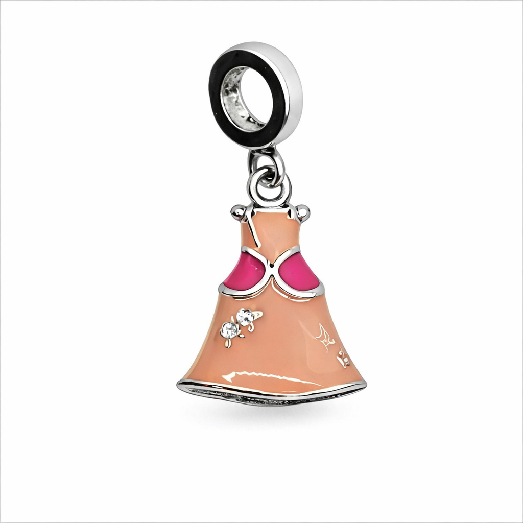Pink Dress Charm