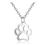 Thumbnail: Paw Print of Love Necklace