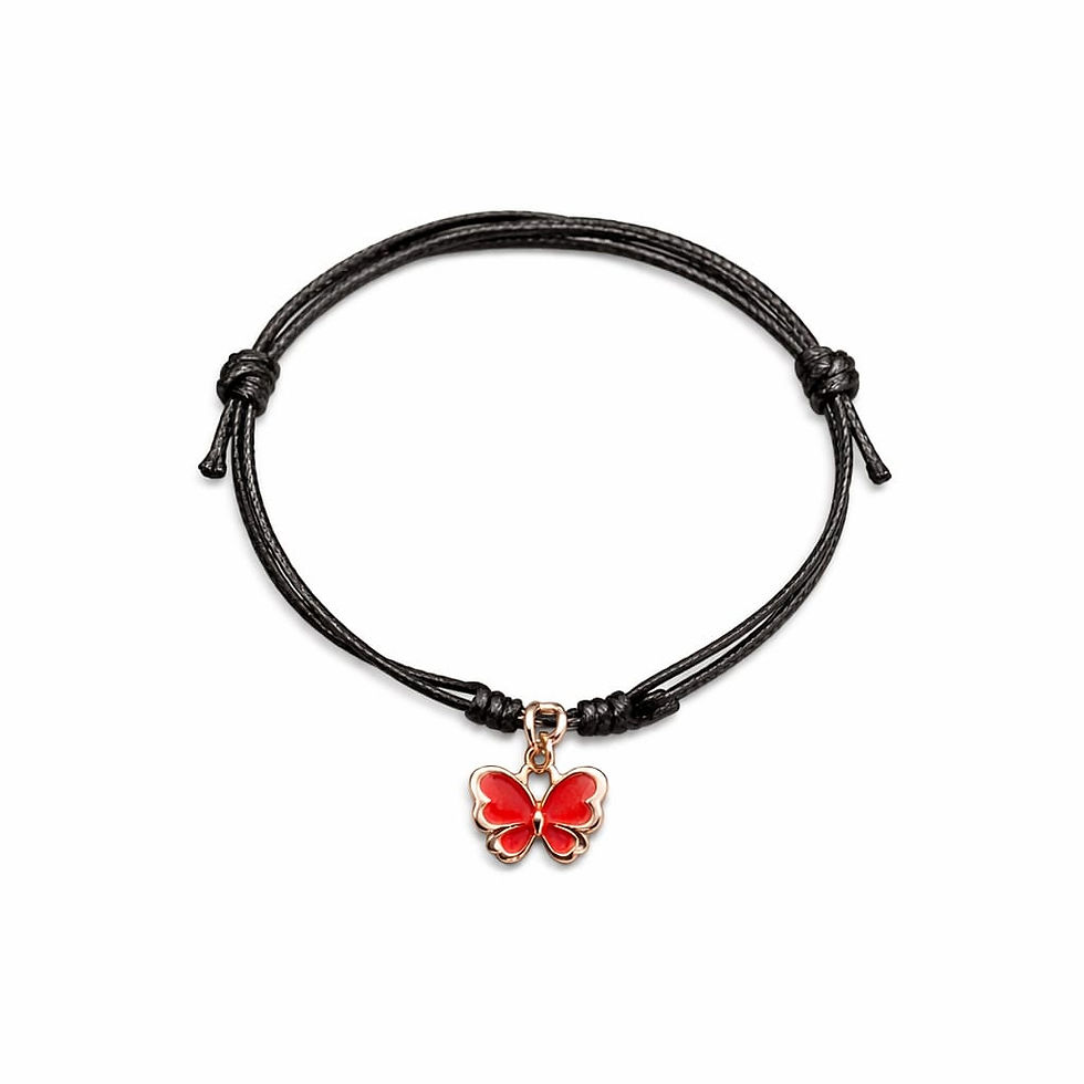 Thumbnail: Black Rope Bracelet (Various Designs)