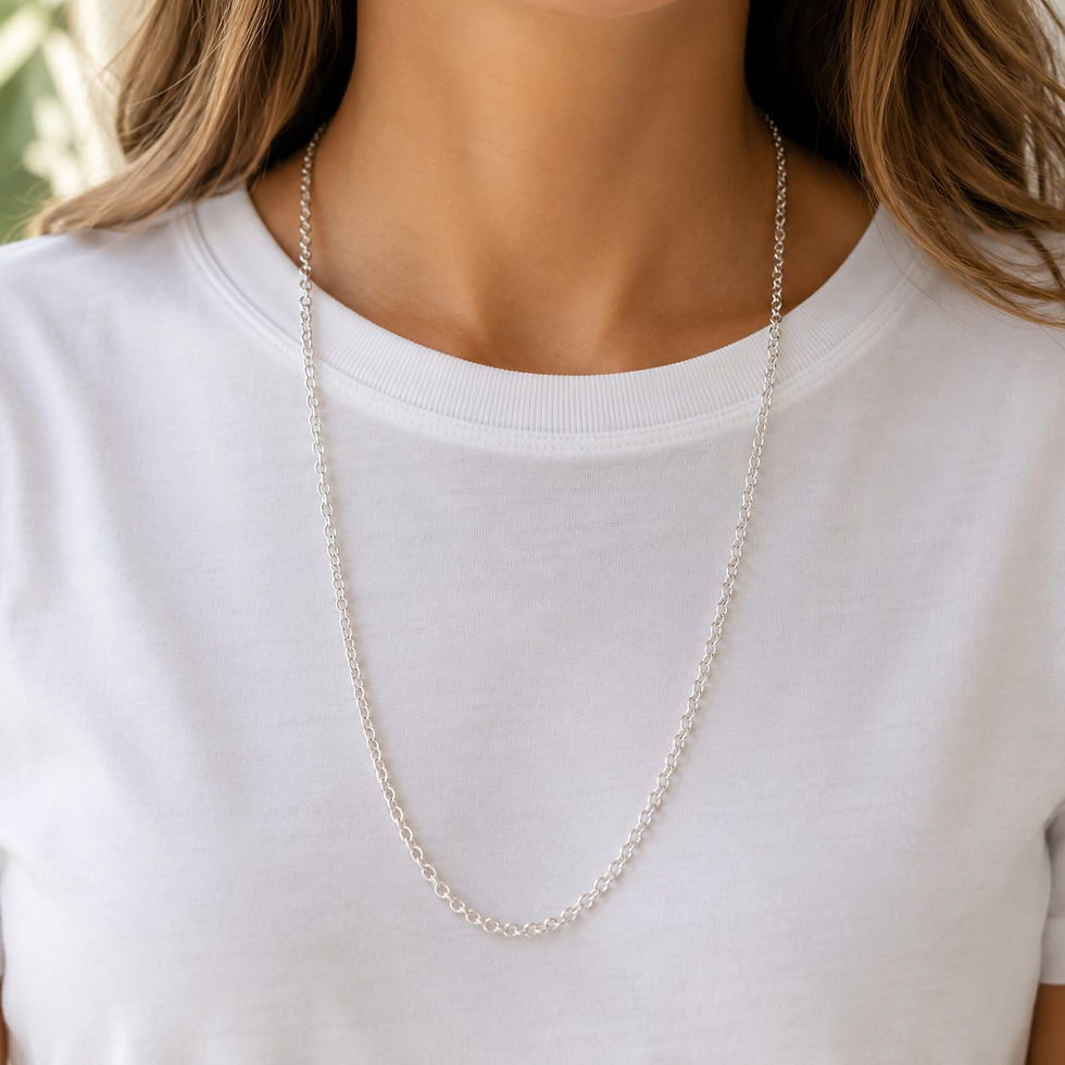 Thumbnail: Cable Chain Necklace 60cm