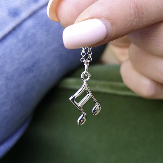 Thumbnail: Double Quaver Necklace