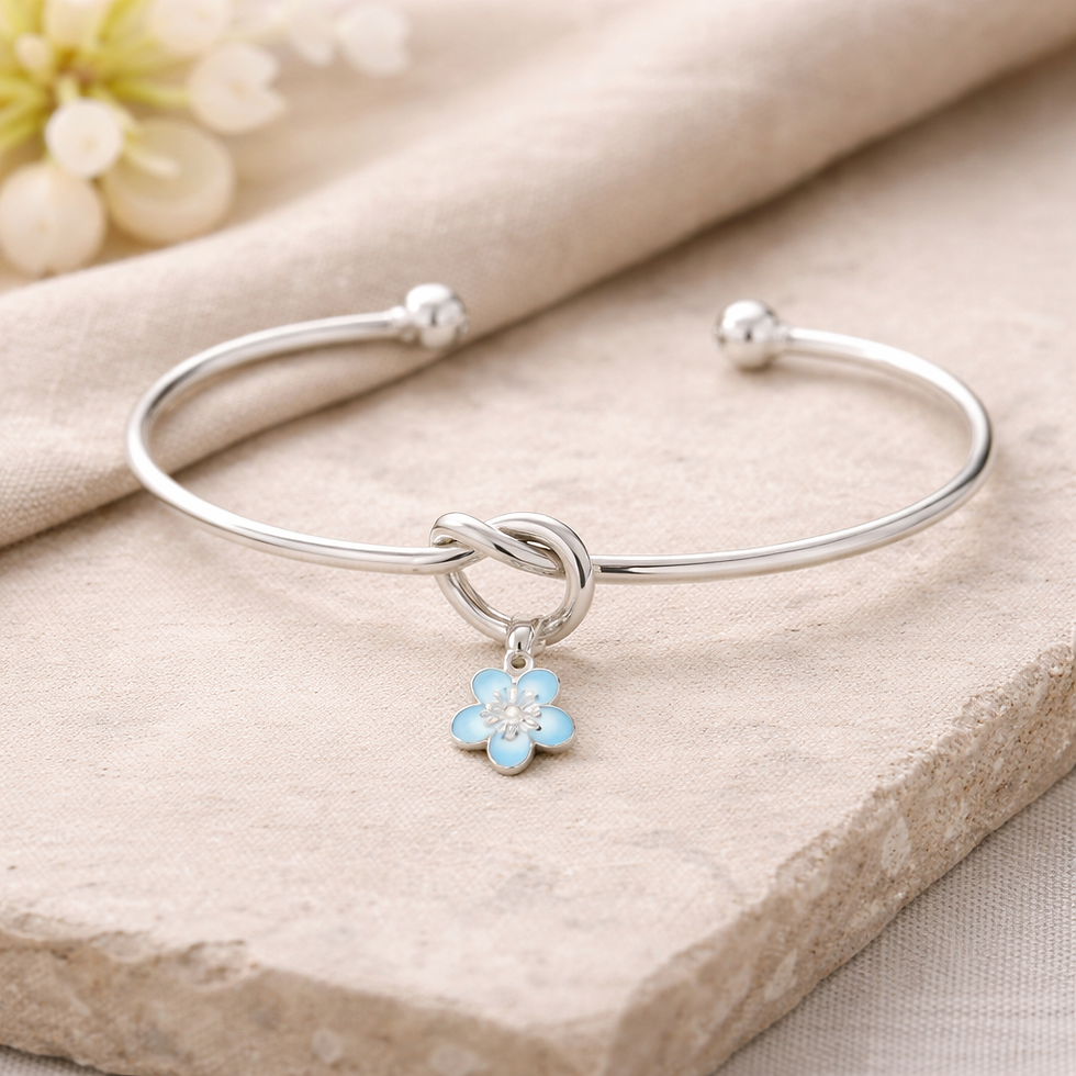 Thumbnail: Forget-me-not Bangle