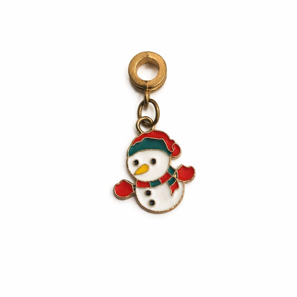Snowman With Hat Charm 