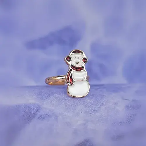 Thumbnail: Snowman Adjustable Ring