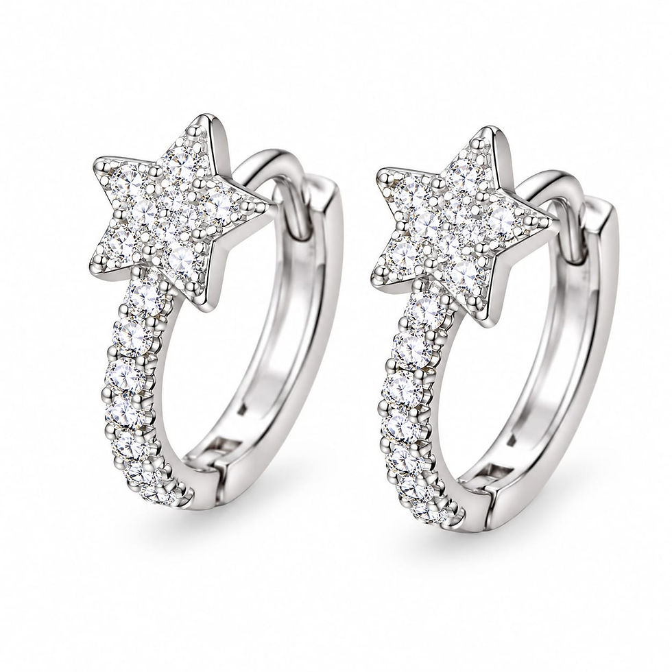 Thumbnail: Crystal Star Earrings 
