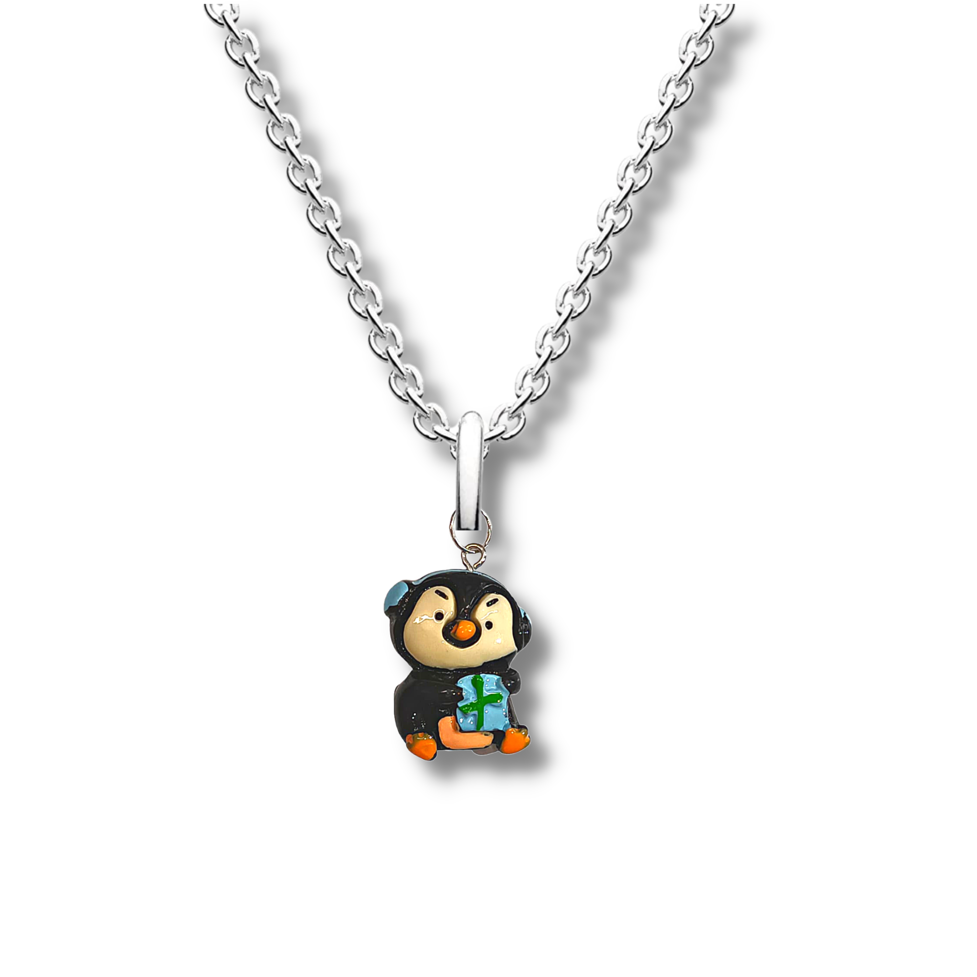 Christmas Penguin Necklace