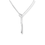 Thumbnail: Threaded Silver Matchstick Necklace