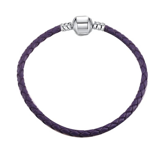 Purple Rope Charm Bracelet (2 Sizes)