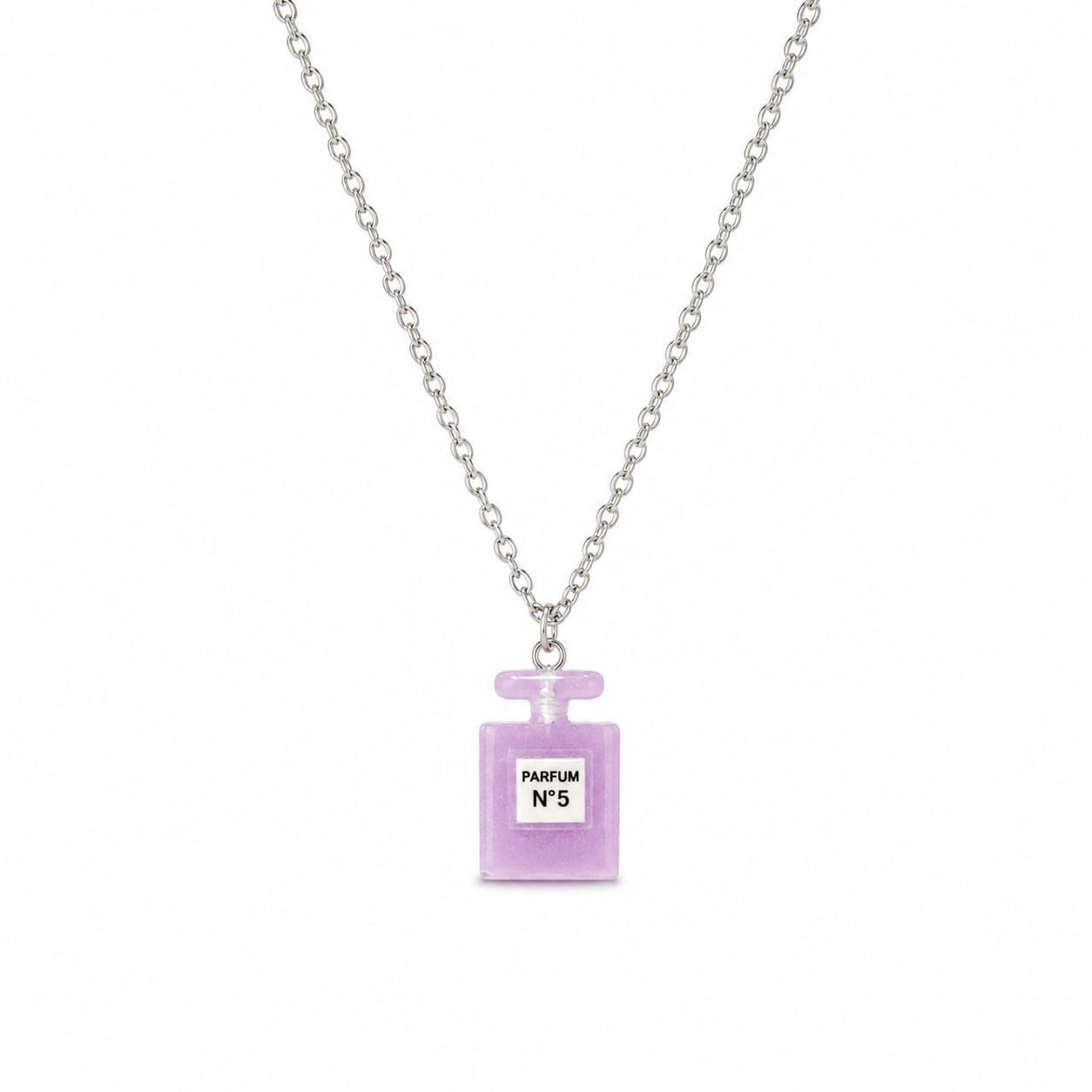 Purple Perfume Necklace