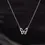 Thumbnail: Crystal Butterfly Necklace