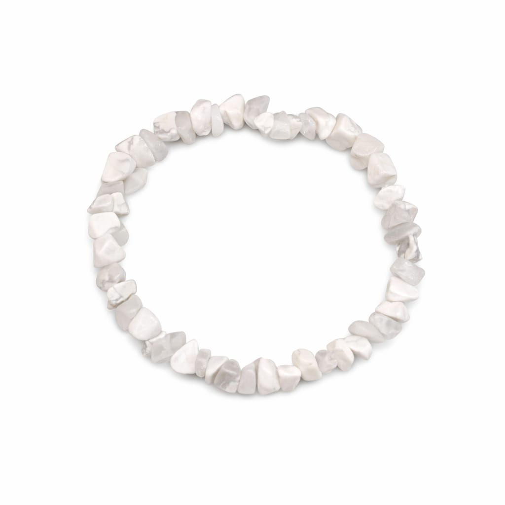 White Natural Beaded Bracelet