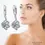 Thumbnail: Crystal Fantail Necklace & Earring Set