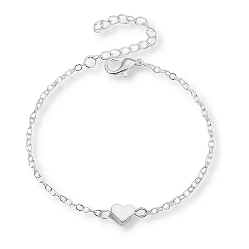 Silver Heart Bracelet