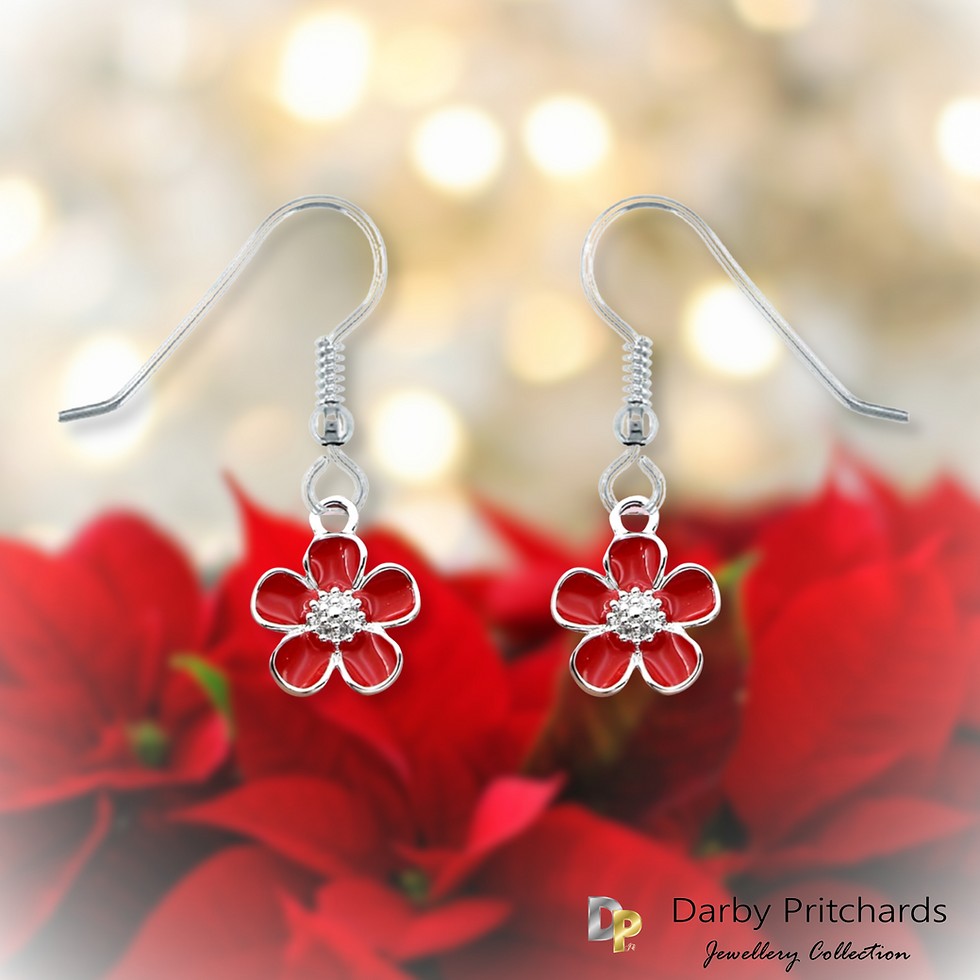 Thumbnail: Scarlet Bloom Earrings