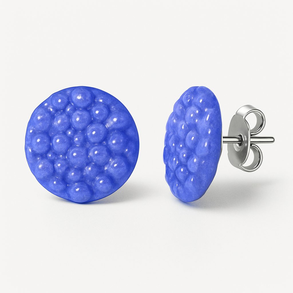 Blue Quadrant Earrings