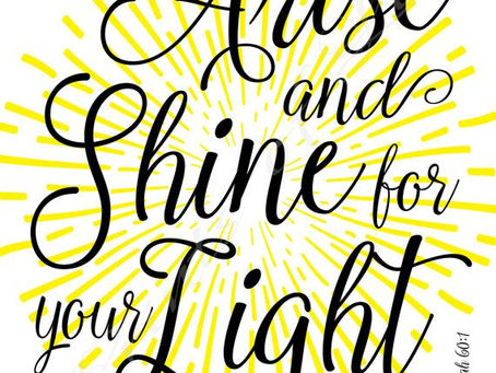You will shine with the light of My Spirit – A sister in The Lord