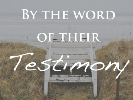 "A Word Of My Testimony"....with brother Dan