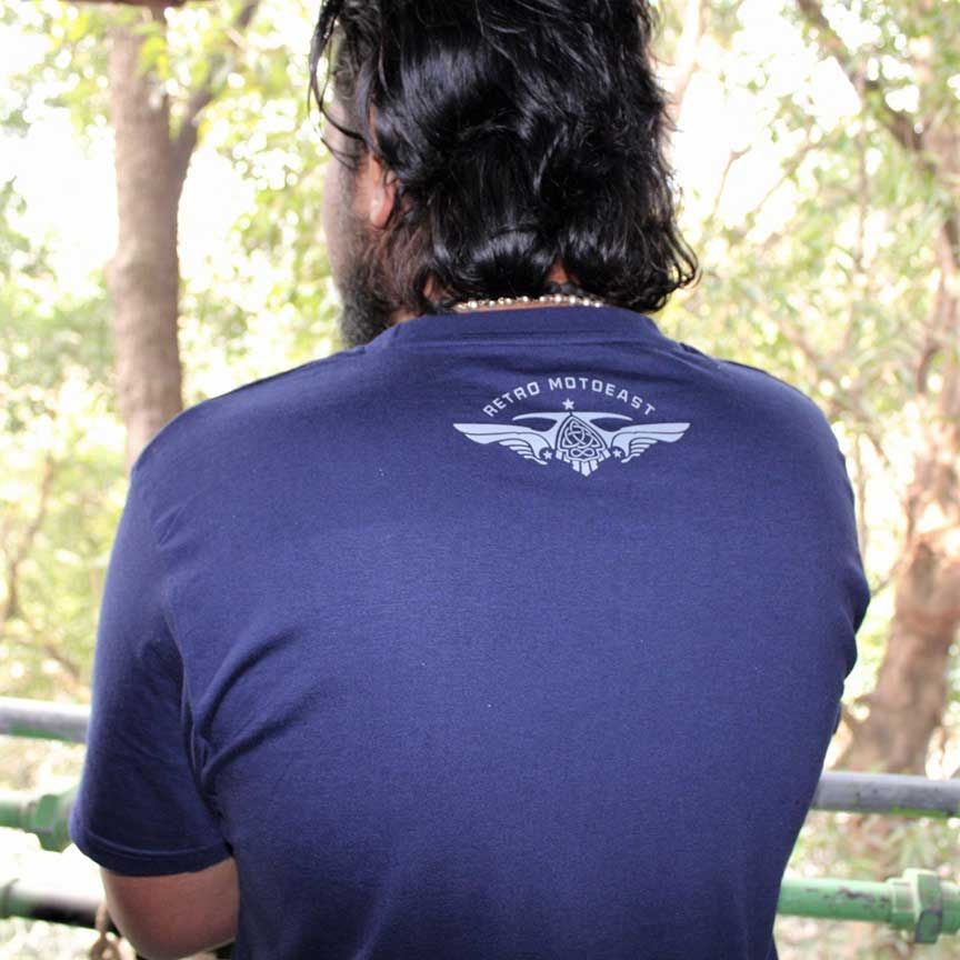 Thumbnail: Urban motorcycle fashion | Cool Biker T-Shirts/Tees in India by Retro MotoEast | Parallel Twin Retro Classic Motorcycle