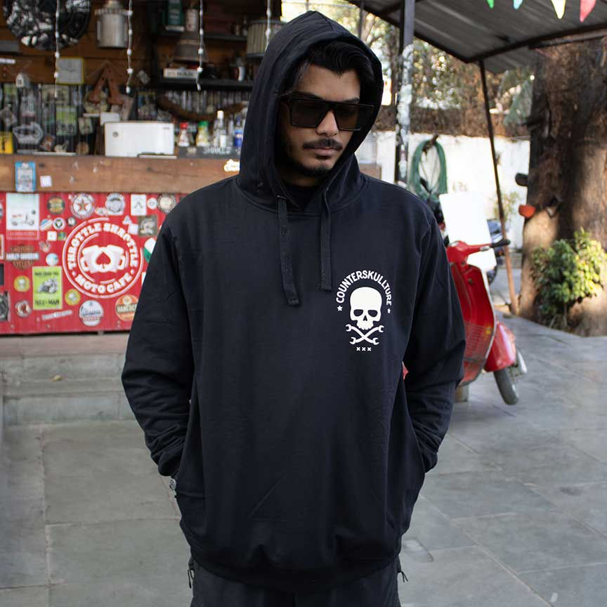 Thumbnail: CounterSkullture - Do Not Be | UV & Glow - Unisex Pullover Hoodie | Black