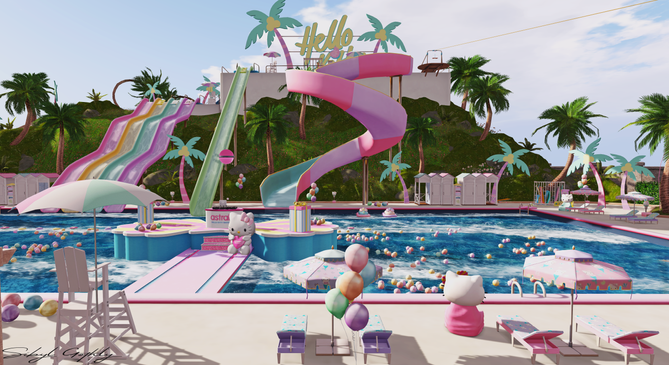 AstraliaxHelloKitty Waterpark