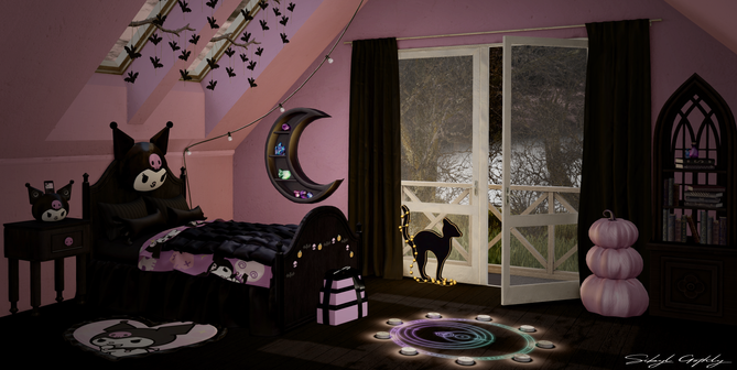 Little witch's room