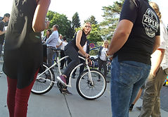 Probefahrten mit unseren Zeptar Bikes gab es natürlich reichlich...