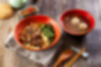 人氣第一：排骨麵＋魚丸湯