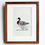 Thumbnail: Original Hand-Colored Lithograph, 1857, Mallard Duck. Custom Framed.