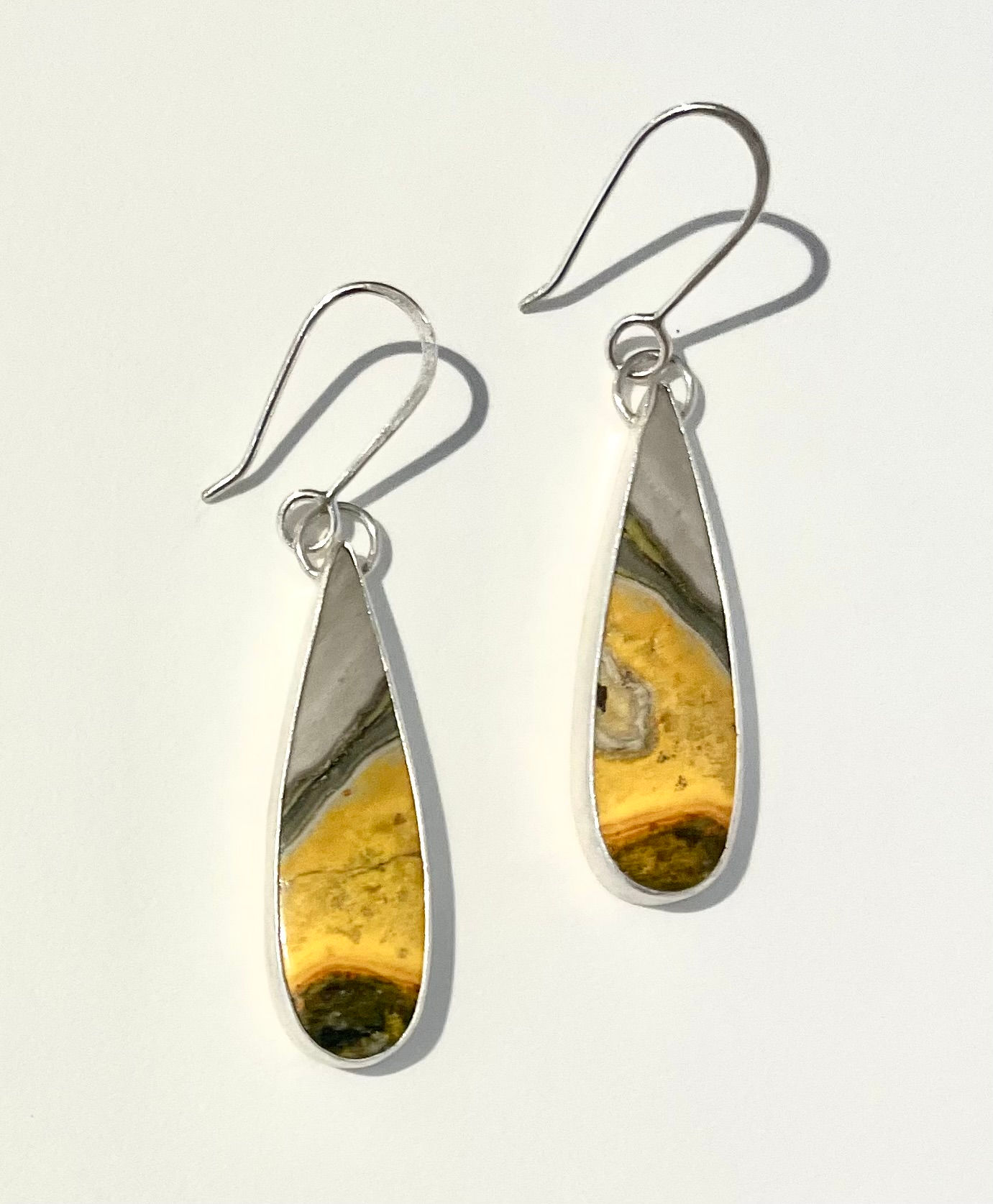 Bumblebee Jasper Earrings by Erica Walker