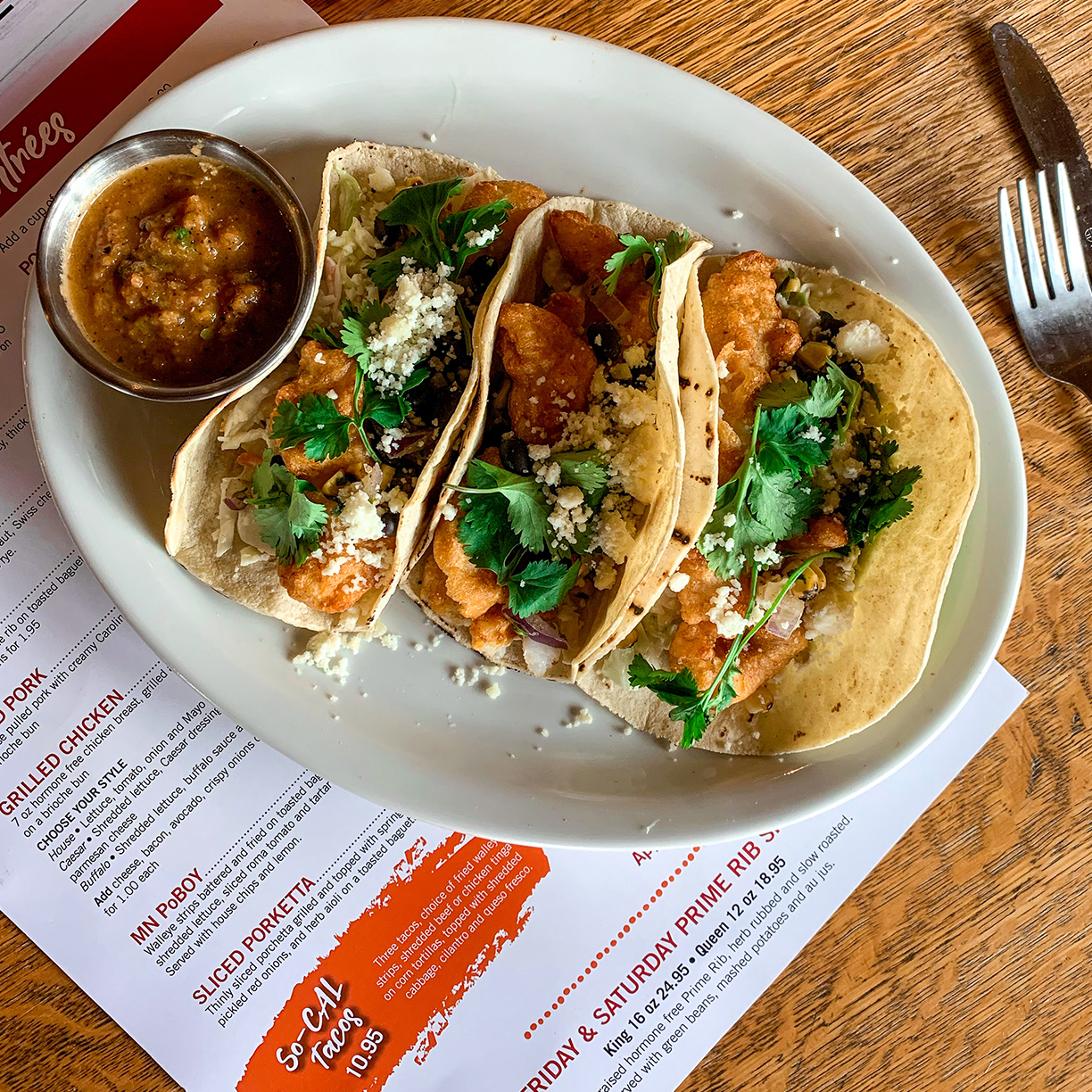 Menu | Red Fox Tavern