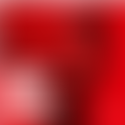 Abstract red portrait of a woman with smeared paint over her eyes, symbolising how AI obscures identity in shopping decisions.