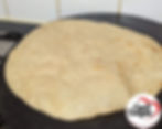 Plain roti image (whilst cooking)
