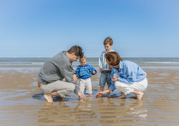 Familieshoot aan zee
