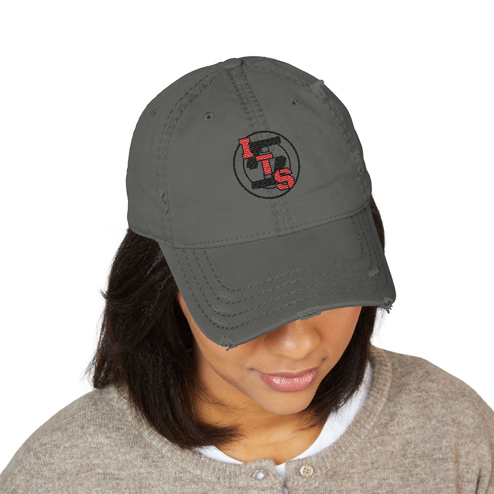 Thumbnail: Distressed Embroidered Logo Dad Hat