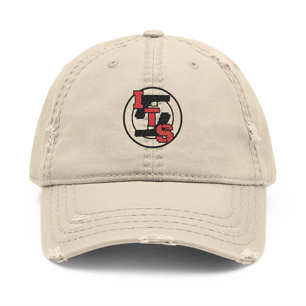 Thumbnail: Distressed Embroidered Logo Dad Hat