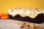 Quequito de zanahoria con lustre de queso crema