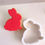 Thumbnail: Easter bunny cookie silhouette and matching cookie cutter