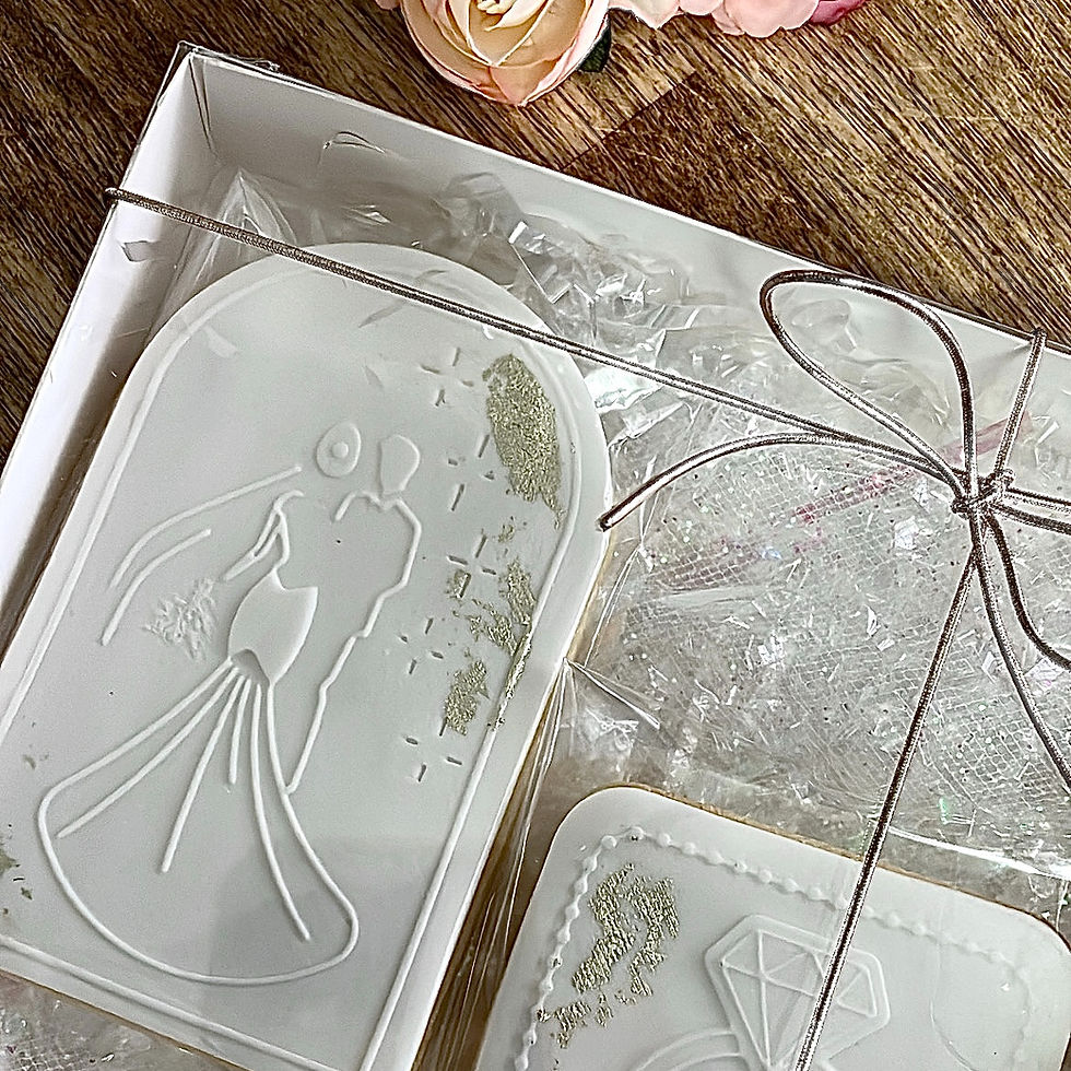 Thumbnail: Wedding Bride & Groom Cookie Cutter + Fondant Embosser