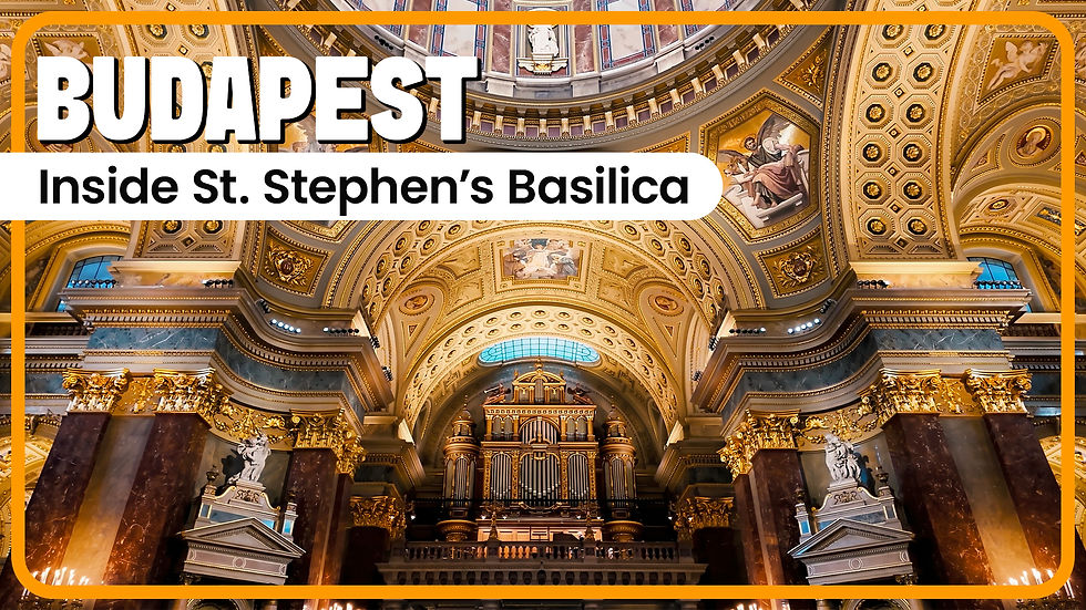 Organ Concert in a Timeless Atmosphere | Inside St. Stephen's Basilica Budapest