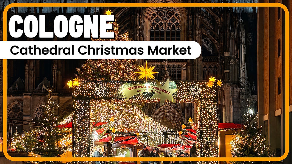 Christmas Market at Cologne Cathedral | Cologne Walking Tour