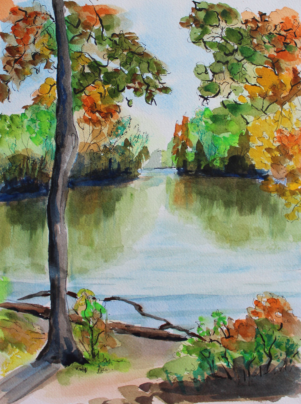 early fall scene