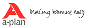 a-plan logo: Making insurance easy
