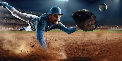 Baseball shortstop catches the ball on p