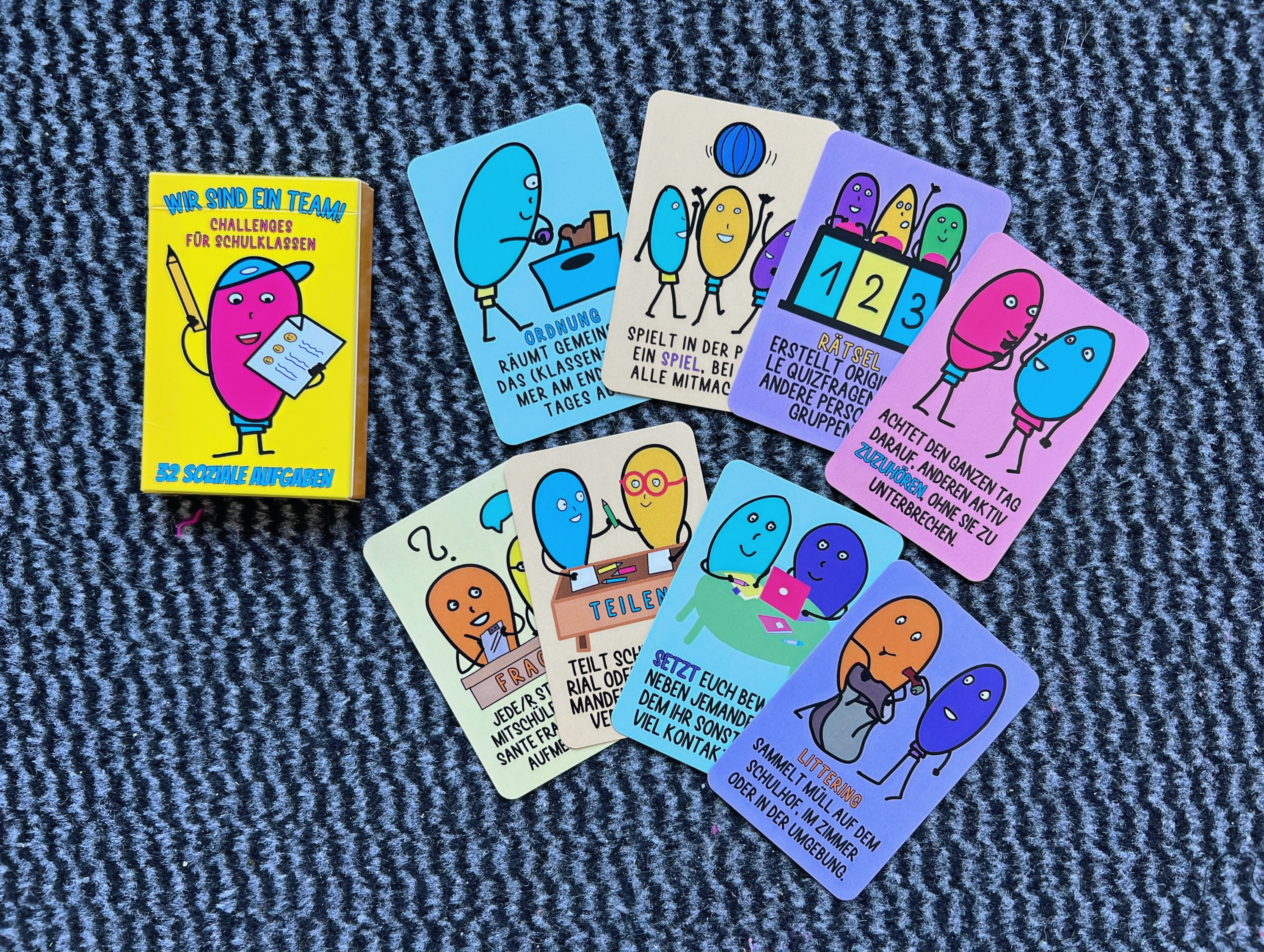 Wir sind ein Team - Challenges für Schulklassen - 32 soziale Aufgaben